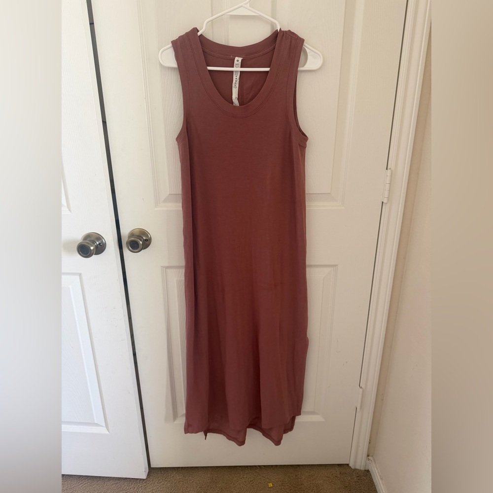 lululemon athletica Sleeveless Maxi Dress in Mauve